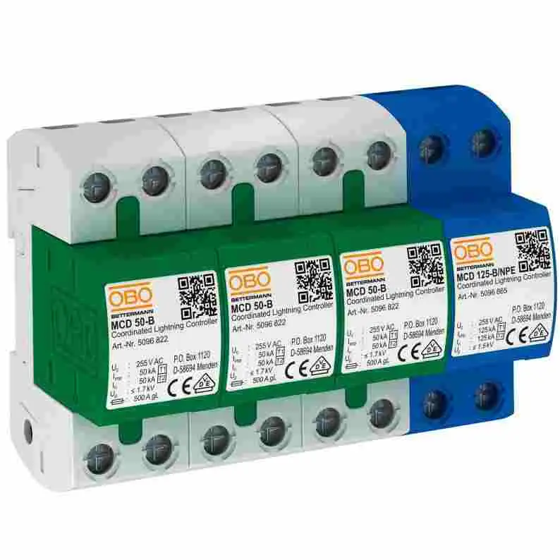 ارستر 5096879 OBO تایپ 2+1 سری 3Pole+NPE ،MCD